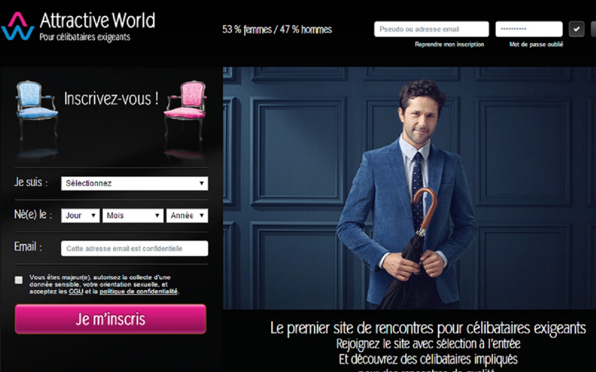 Attractive World : Le site pour célibataire exigeant