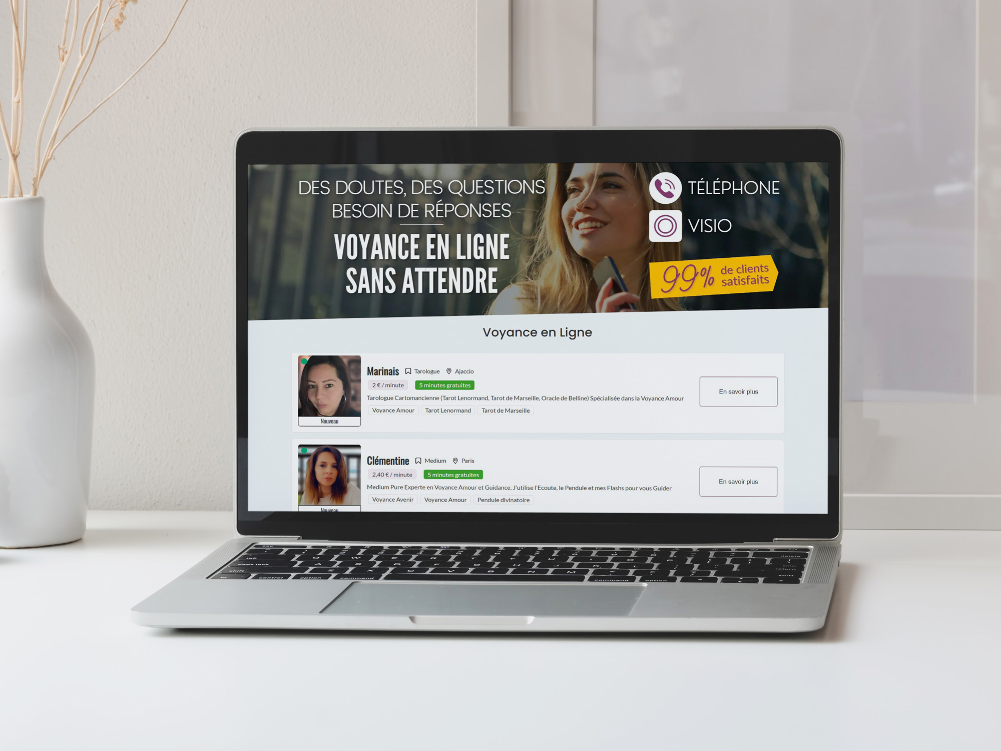 Voyance gratuite en ligne avec Voox Online
