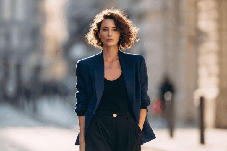 Osez le duo chic : associer le bleu marine et le noir avec style