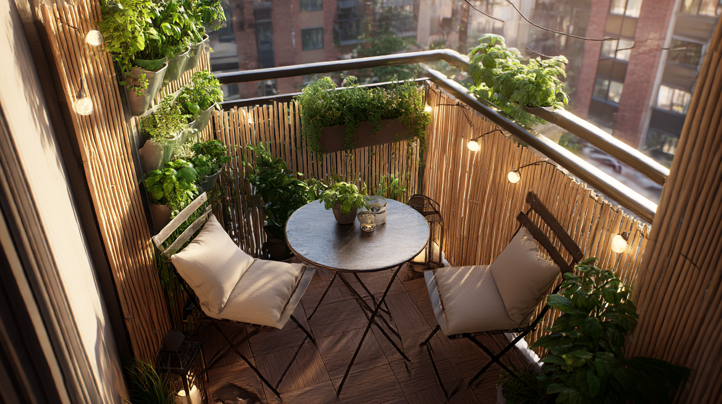 Transformer un petit balcon ou terrasse en havre de paix, on vous dit tout !