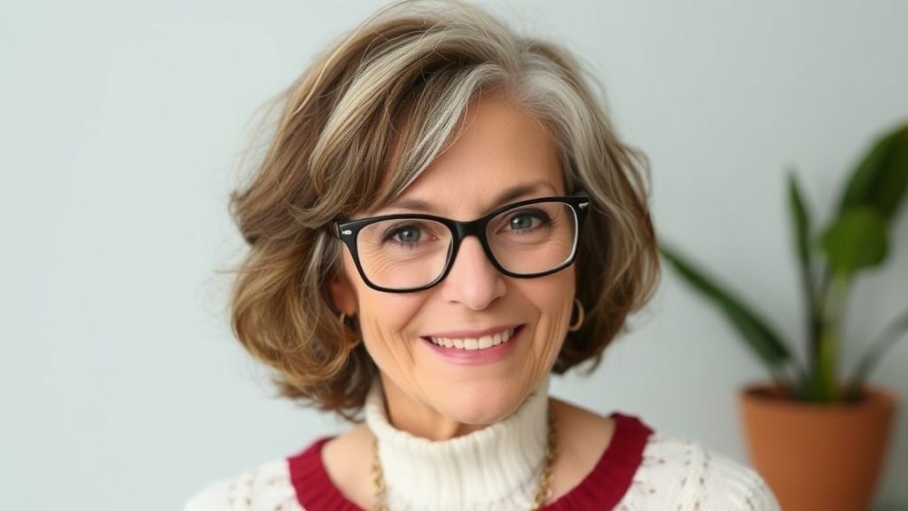 11 coupes de cheveux ultra tendances pour femmes de plus de 60 ans avec lunettes : osez le renouveau !