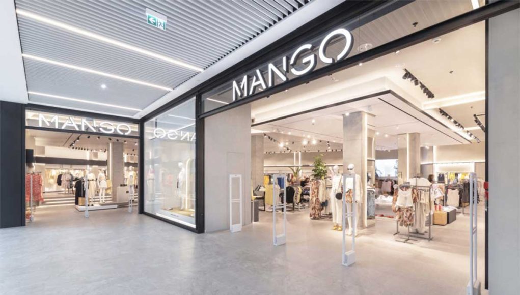 pantalon blanc Mango